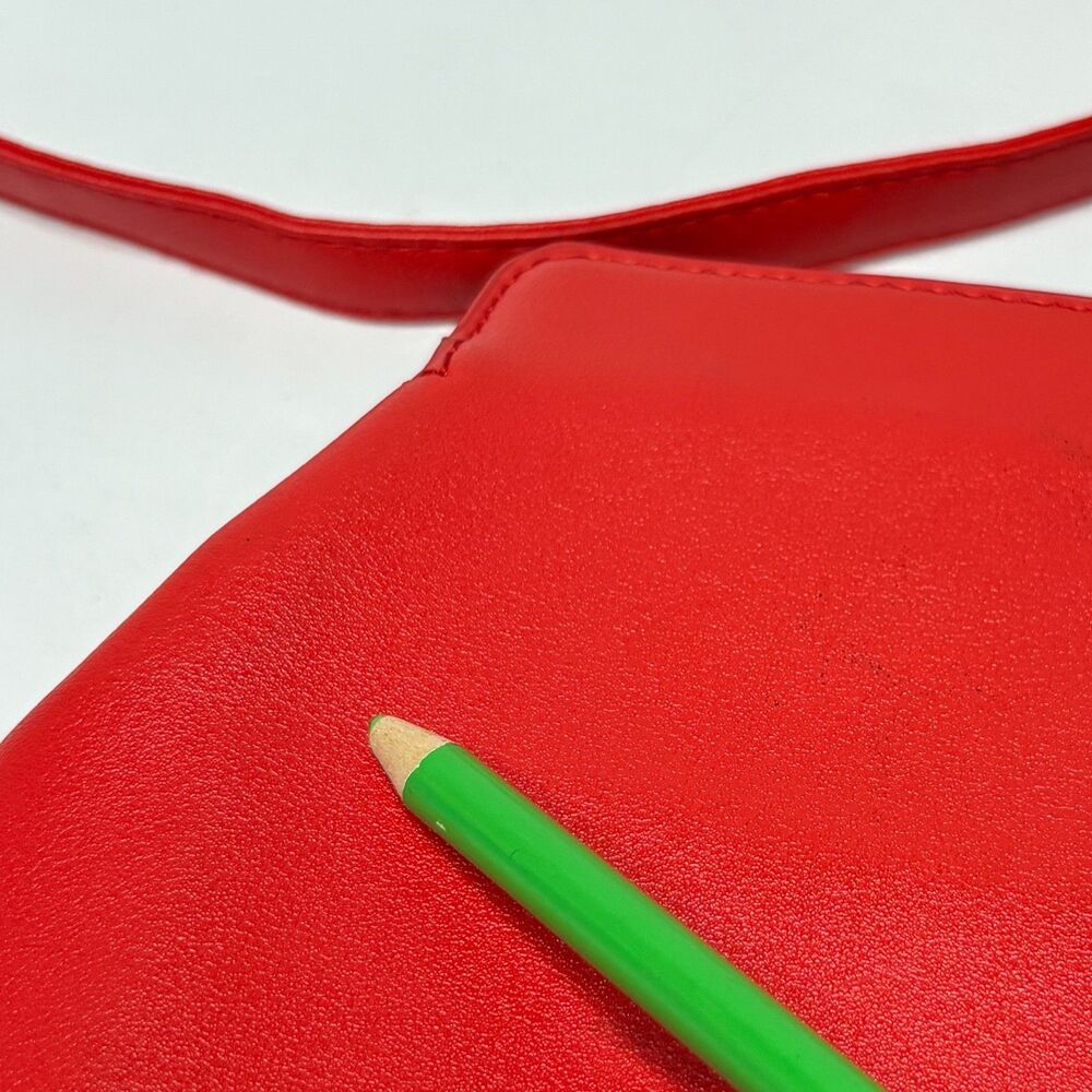ORANGE JUICE Carton Purse White Red Orange Long Adjustible Strap - Picture 9 of 9